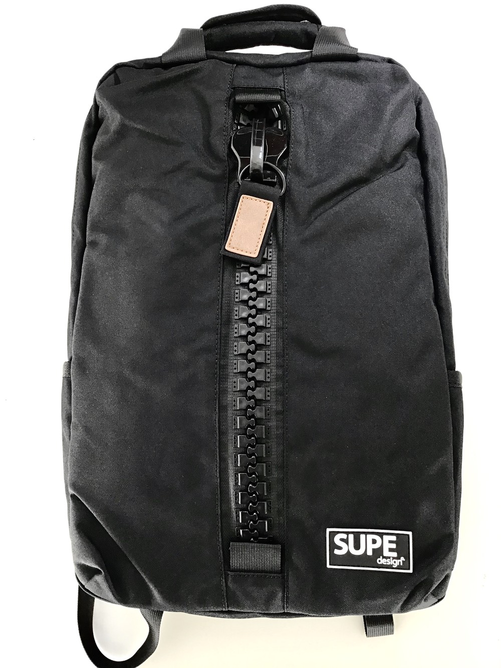 SQUARE DOUBLE ZIP - SQUARE BLACK