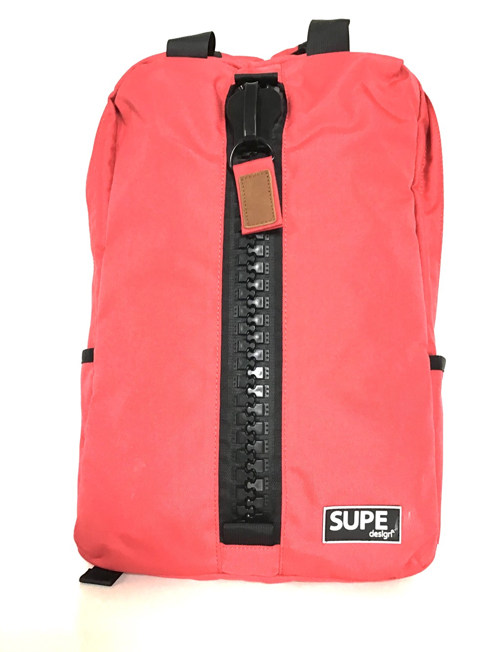 SQUARE DOUBLE ZIP - SQUARE RED